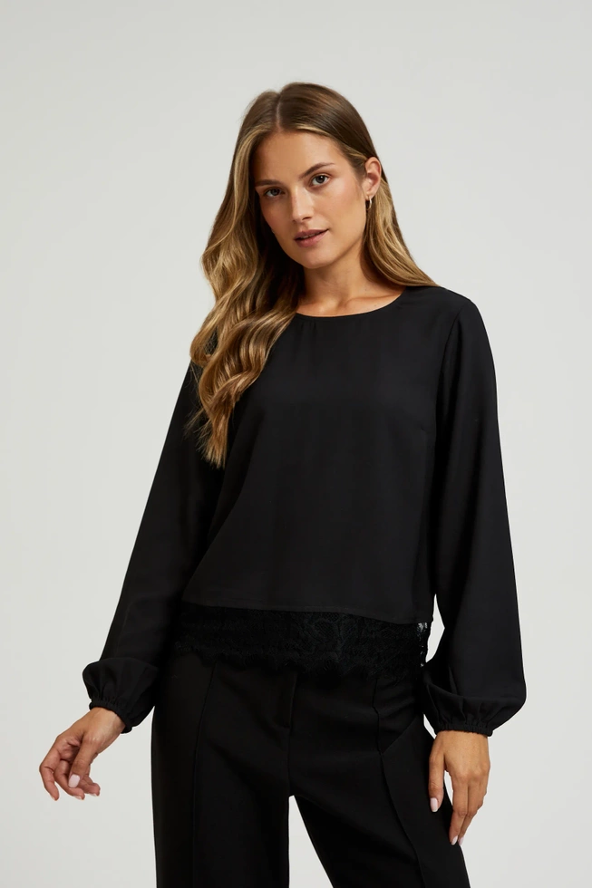 WOMEN'S SHIRT Z-KO-4538 BLACK-set