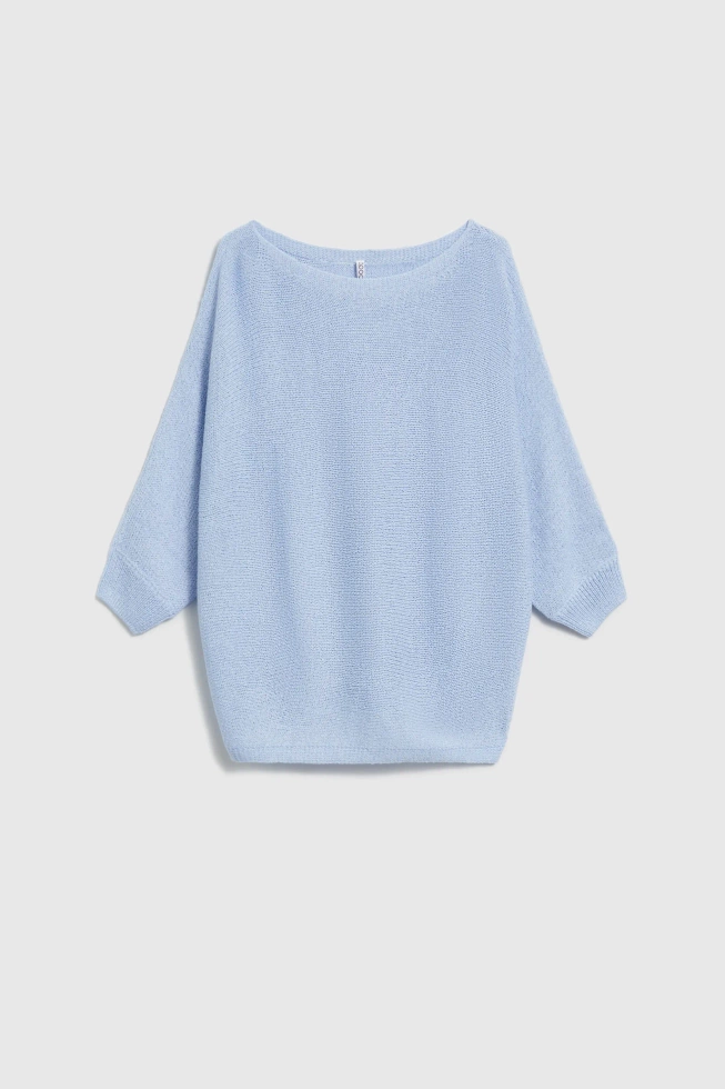 SWETER DAMSKI L-SW-4910 L.BLUE-pakiet