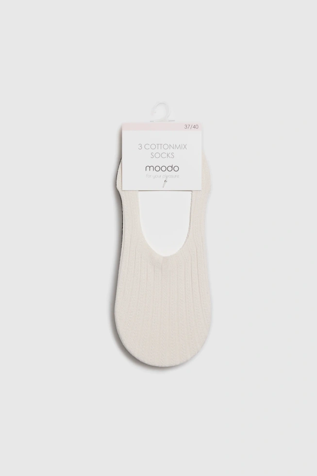 WOMEN'S SOCKS L-SK-4903 BEIGE-set