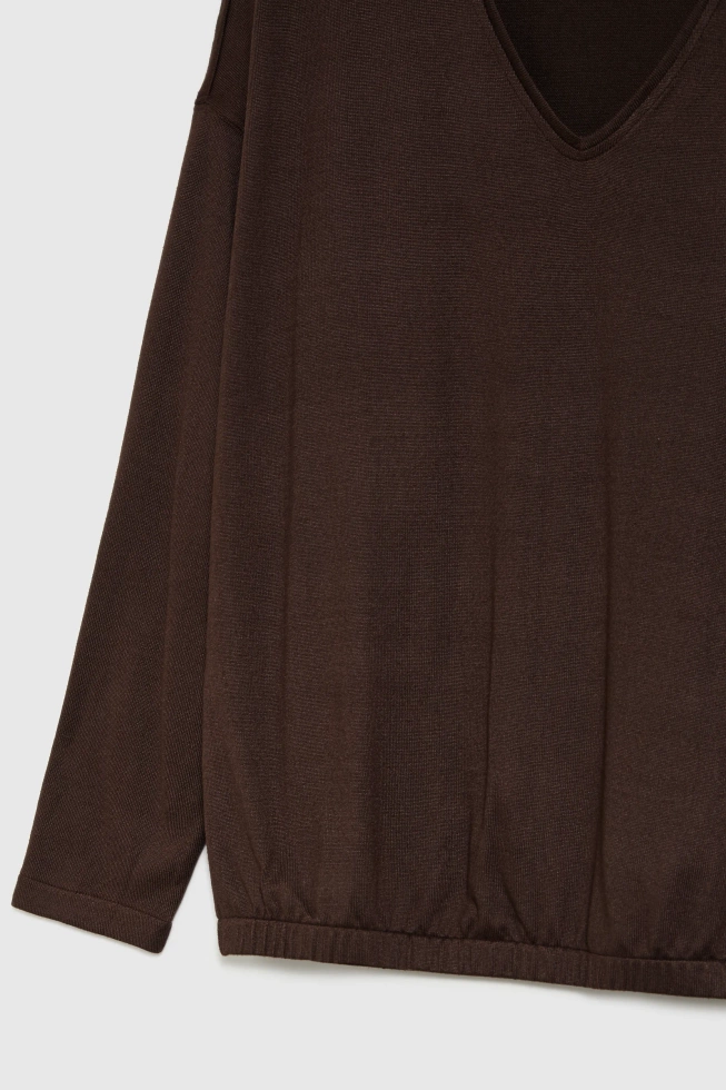 WOMEN'S SWEATER Z-SW-4837 BROWN