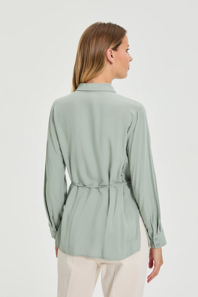 WOMEN'S SHIRT L-KO-4915 OLIVE-set