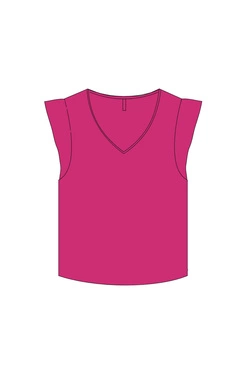 WOMEN'S TSHIRT L-TS-4978 FUCHSIA-set