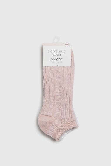 WOMEN'S SOCKS L-SK-4912 OFF WHITE-set
