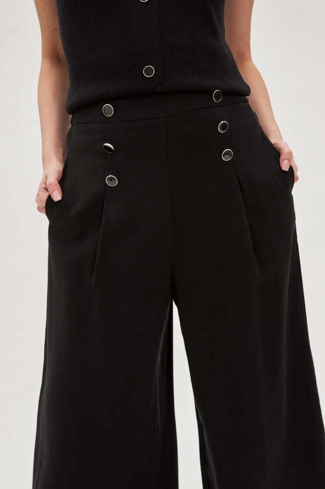 WOMEN'S PANTS L-SP-4634 BLACK
