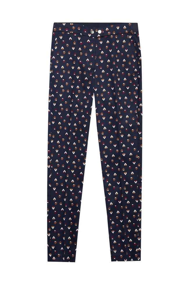 Printed trousers