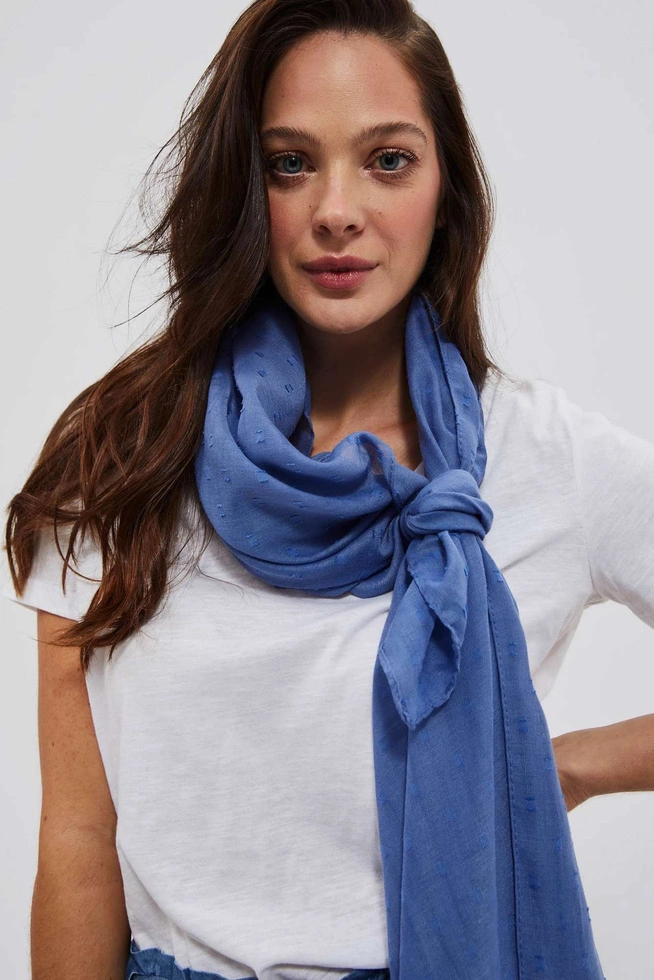 LADIES SCARF L-SZ-4006 BLUE