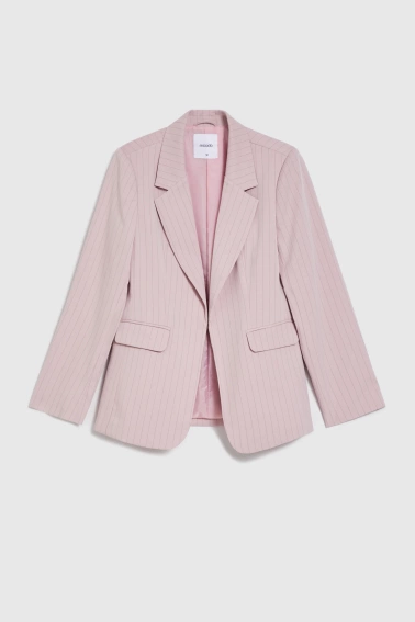 WOMEN'S BLAZER L-MR-4931 DUSTY PINK-set