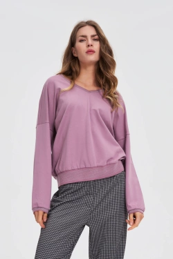 WOMEN'S SWEATSHIRT Z-BL-4801 D.PINK-set