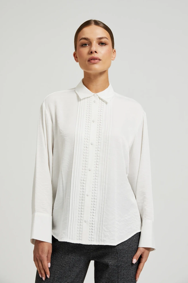 WOMEN'S SHIRT Z-KO-4528 WHITE