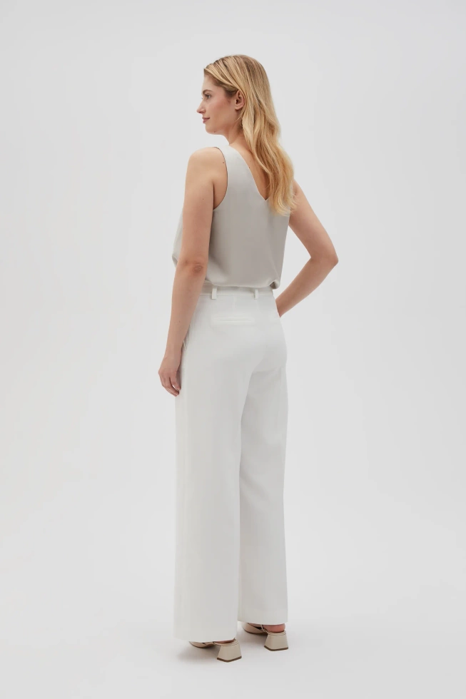 WOMEN'S PANTS L-SP-4610 OFF WHITE-set