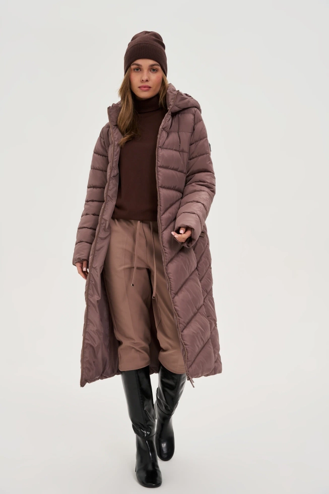 WOMEN'S JACKETS Z-KU-4811 COFFEE