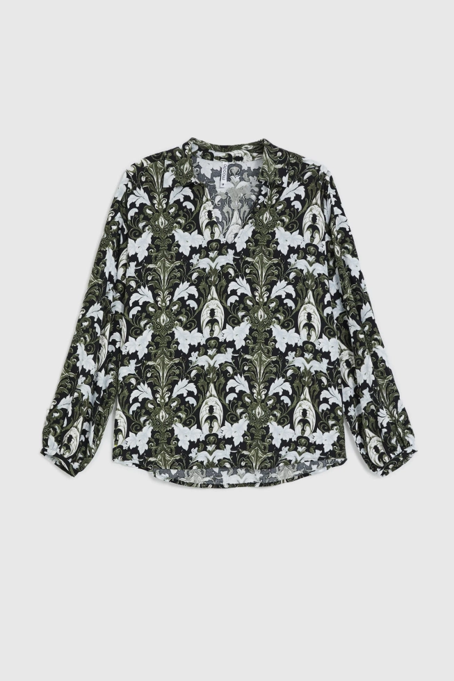 WOMEN'S SHIRT Z-KO-4816 D.OLIVE