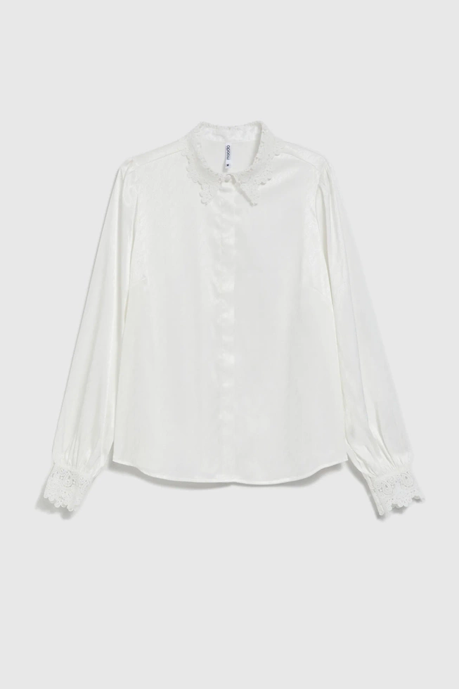 WOMEN'S SHIRT Z-KO-4531 OFF WHITE