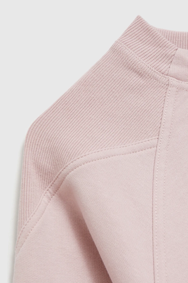 WOMEN'S SWEATSHIRT L-BL-4909 DUSTY PINK-set