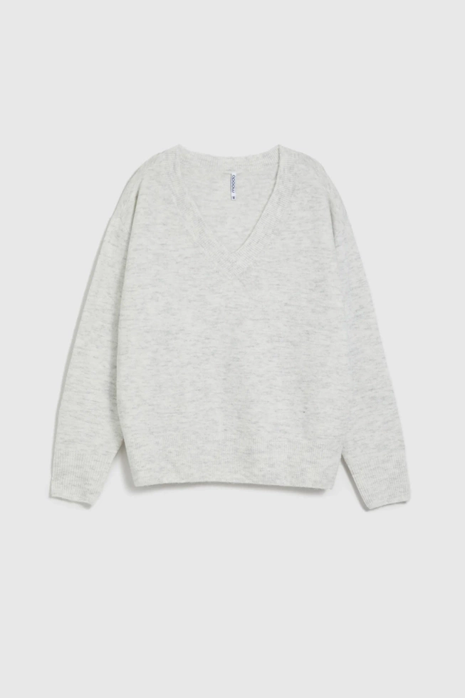 WOMEN'S SWEATER Z-SW-4513 OFF WHITE MEL