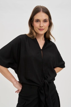 WOMEN'S SHIRT L-KO-4641 BLACK-set