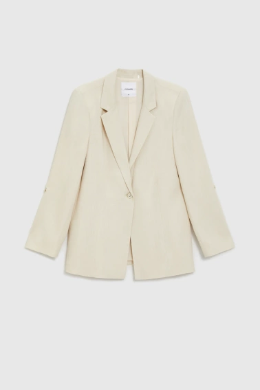 WOMEN'S BLAZER L-MR-4926 L.BEIGE