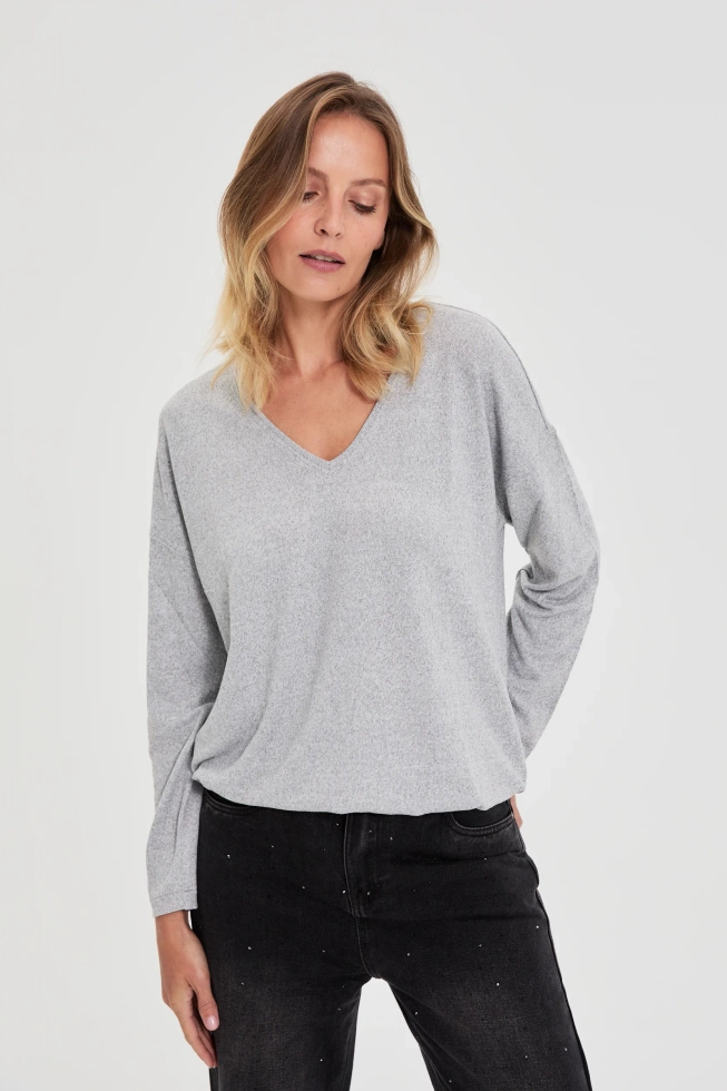 SWETER DAMSKI Z-SW-4837 L.GREY MEL-pakiet