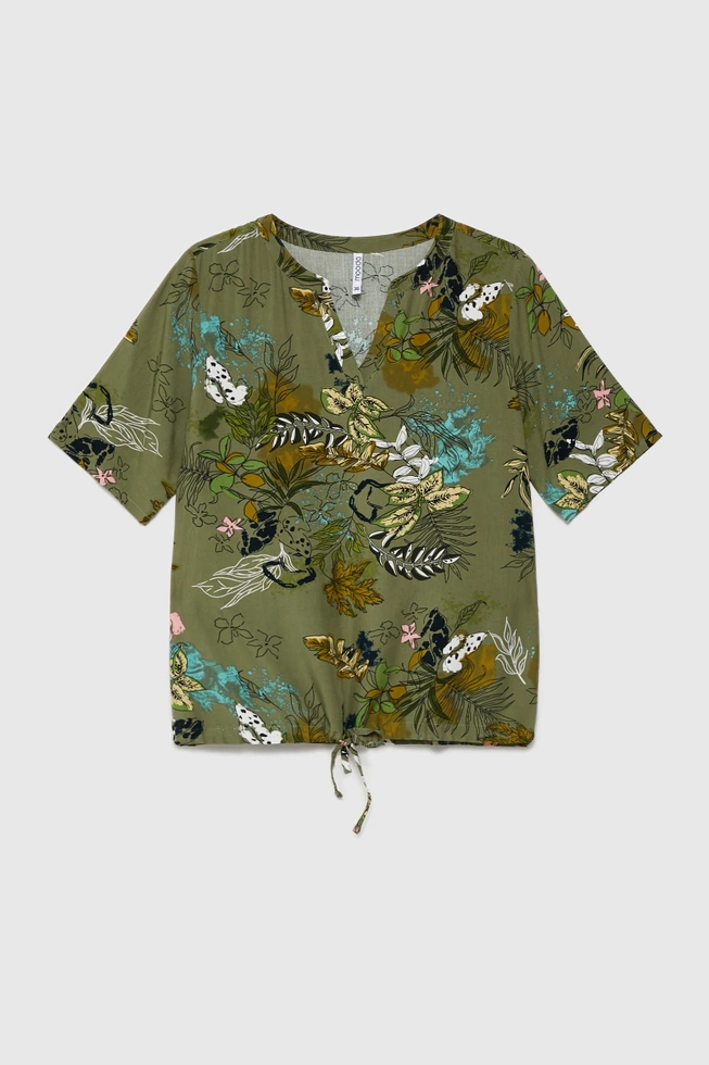 WOMEN'S SHIRT L-KO-4627 OLIVE