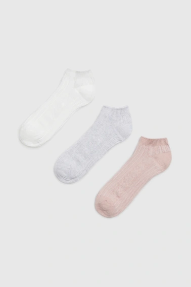 SKARPETKI DAMSKIE L-SK-4912 OFF WHITE