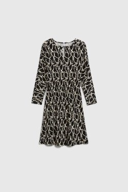 WOMEN'S DRESS L-SU-4903 BLACK