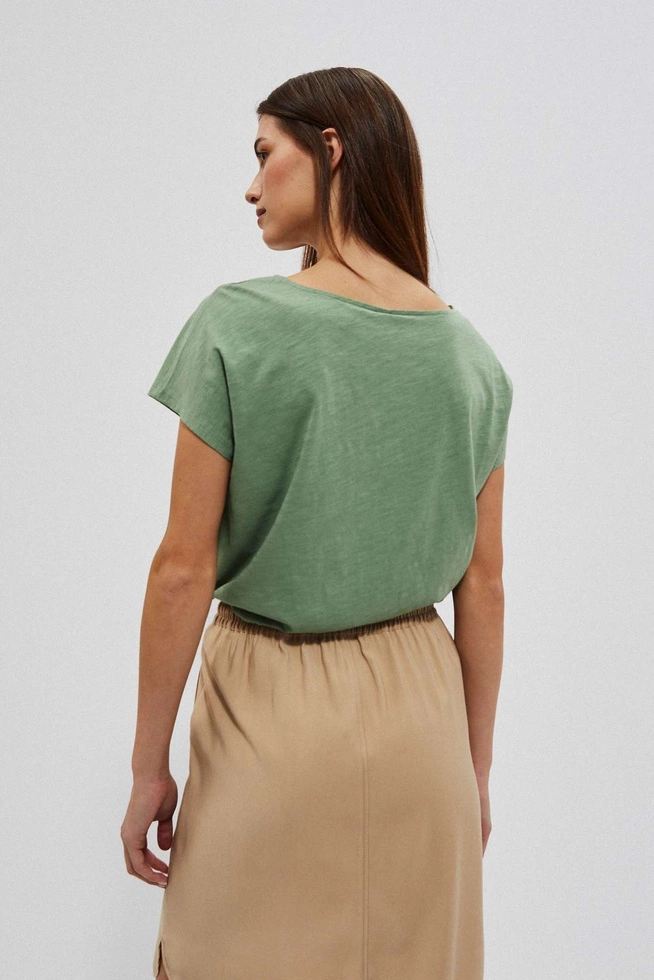 LADIES TSHIRT L-TS-4044 OLIVE