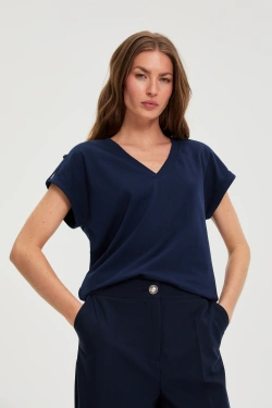 WOMEN'S TSHIRT L-TS-4909 NAVY