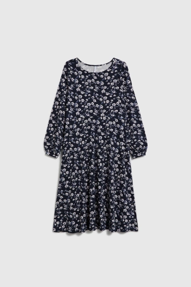 WOMEN'S DRESS L-SU-4901 NAVY-set