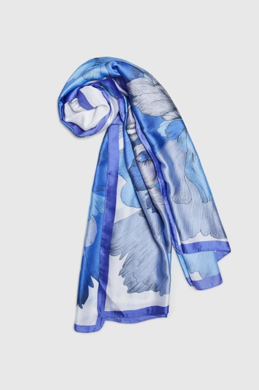 WOMEN'S SCARF L-SZ-4625 BLUE