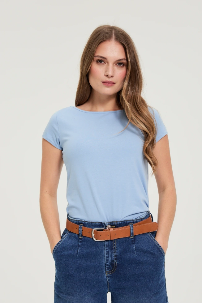 WOMEN'S TSHIRT L-TS-4952 BLUE