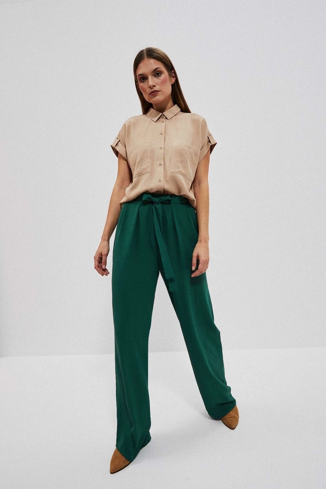 SPODNIE DAMSKIE L-SP-4013 PALM LEAF