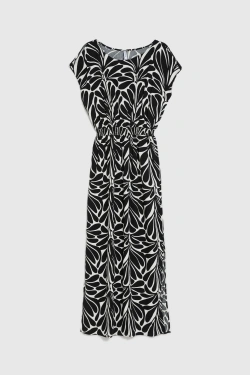 SUKIENKA DAMSKA L-SU-4933 BLACK_OFF WHITE-pakiet