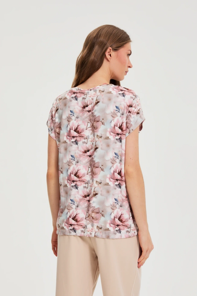 WOMEN'S TSHIRT L-TS-4937 L.PINK