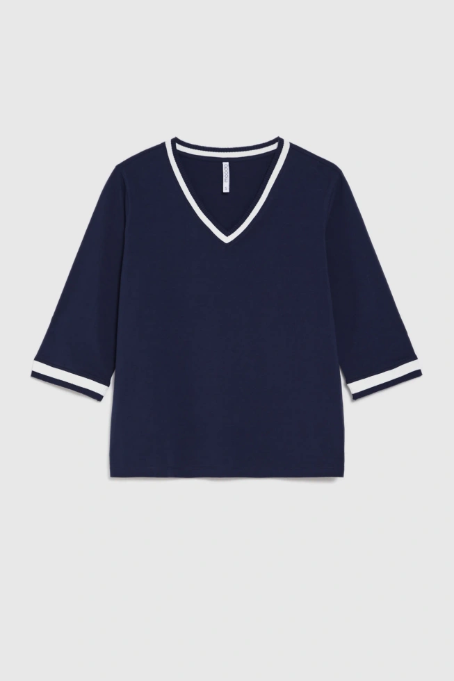 BLUZKA DAMSKA L-TS-4920 NAVY