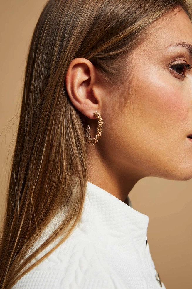 EARRINGS L-KK-4022 SILVER