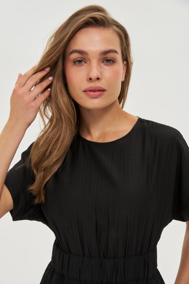 WOMEN'S DRESS L-SU-4652 BLACK