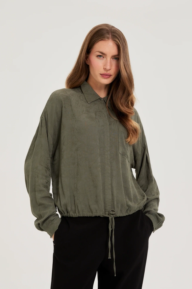 WOMEN'S SHIRT Z-KO-4823 D.OLIVE