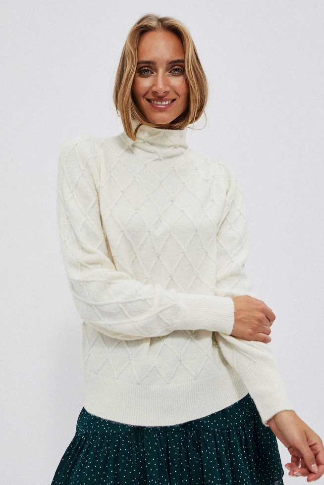 SWETER Z-SW-3933 OFF WHITE