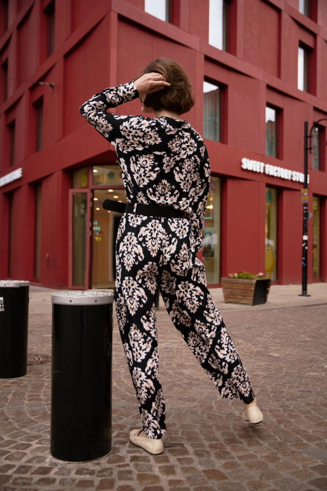 WOMEN'S PANTS Z-SP-4817 BLACK-set
