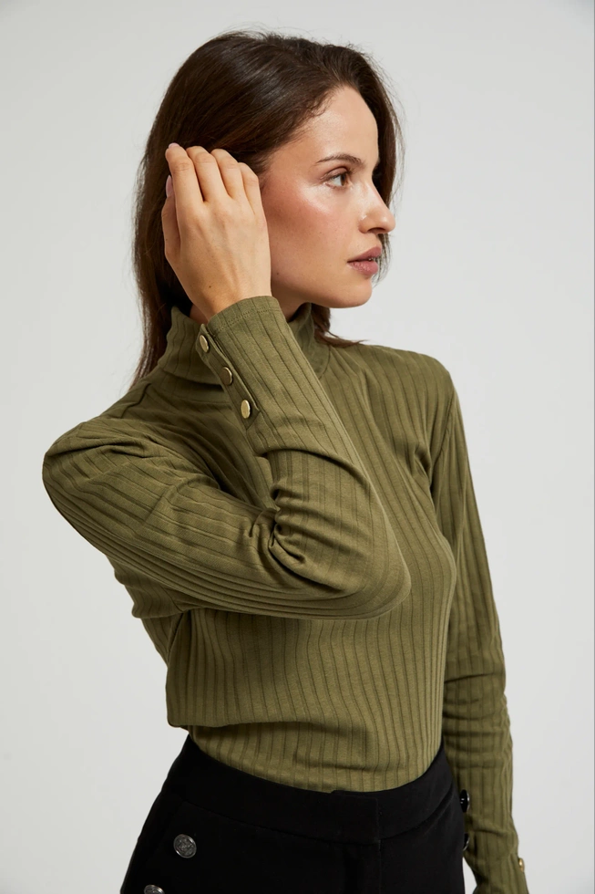 WOMEN'S LONGSLEEVE Z-TS-4513 D.OLIVE