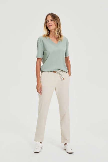 SPODNIE DAMSKIE L-SP-4920 L.BEIGE