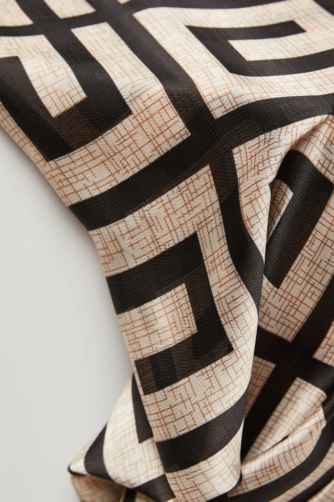 WOMEN'S SCARF L-SZ-4611 BLACK