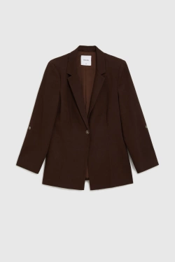 WOMEN'S BLAZER L-MR-4926 D.BROWN-set