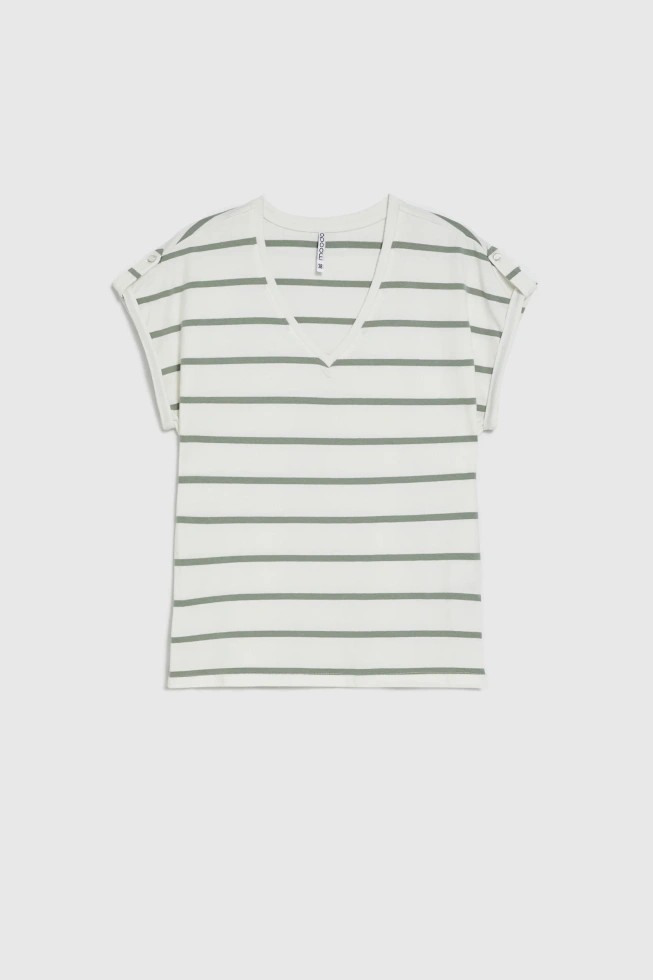 WOMEN'S TSHIRT L-TS-4924 OLIVE-set