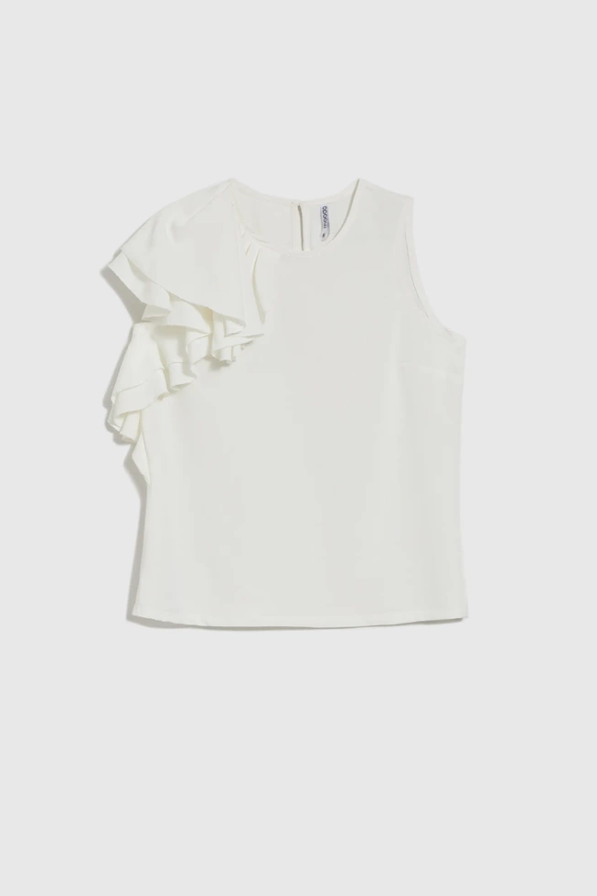 WOMEN'S SHIRT L-KO-4632 OFF WHITE