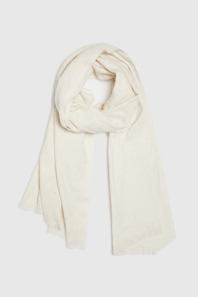 WOMEN'S SCARF Z-SZ-4822 OFF WHITE-set