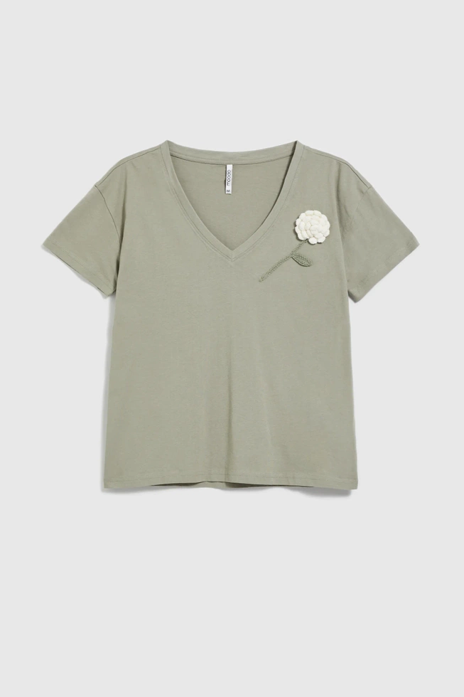 WOMEN'S TSHIRT L-TS-4660 OLIVE-set