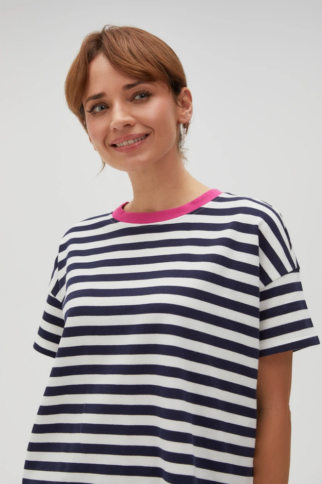 BLUZA DAMSKA L-BL-4605 NAVY-pakiet