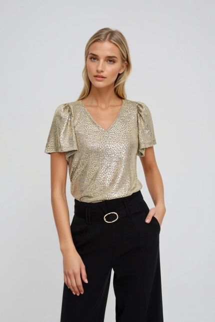 KOSZULKA DAMSKA Z-TS-4829 GOLD