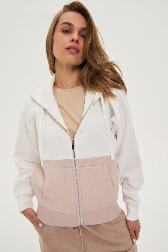 WOMEN'S SWEATSHIRT Z-BL-4818 L.BEIGE MEL-set